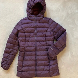 Eddie Bauer jacket EB650 Down  Hooded Coat size XS